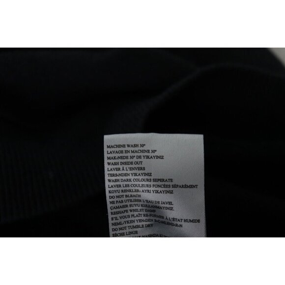 Zoe Karssen Women’s Medium Black Pullover Sweatshirt Cozy French Graphic Shirt - Picture 4 of 7